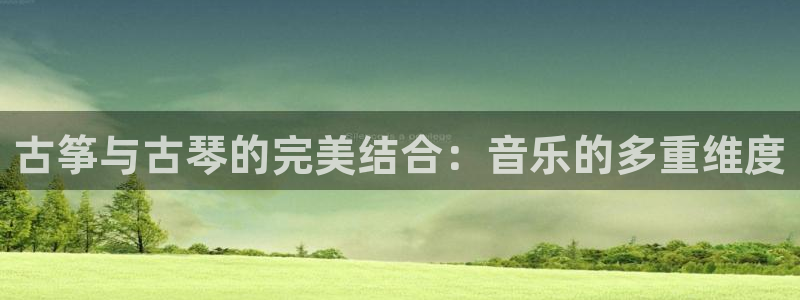 凯发官网网址多少：古筝与古琴的完美结合：音乐的多重维度